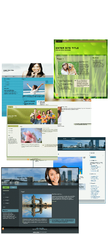 Just serveral examples of site that we can build